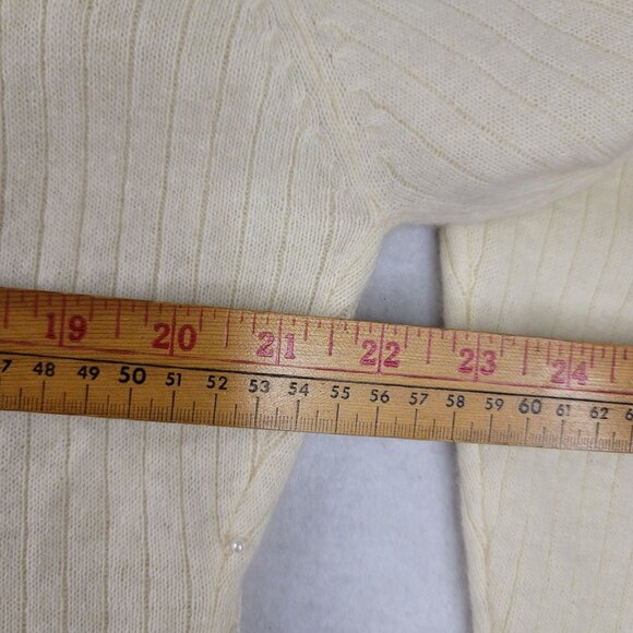 Pendleton Womens Pearl Button Large Embellished Lambswool Angora Cardigan New - Picture 10 of 10